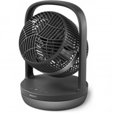 Вентилятор Philips настільний Series 3000, 22см, 27Вт, таймер, поворот 180, чорний Вентилятор Philips настільний Series 3000, 22см, 27Вт, таймер, поворот 180, чорний