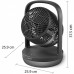 Вентилятор Philips настільний Series 3000, 22см, 27Вт, таймер, поворот 180, чорний