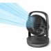 Вентилятор Philips настільний Series 3000, 22см, 27Вт, таймер, поворот 180, чорний