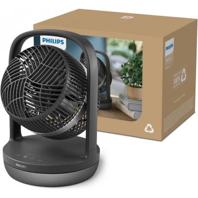 Вентилятор Philips настільний Series 3000, 22см, 27Вт, таймер, поворот 180, чорний
