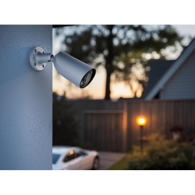 IP-Камера дротова Ajax BulletCam HL white, 8мп, 2.8мм, гібридне підсвічування IR 35м, білий Led 50м, Poe, True WDR, IP 65,  аудіо, кут огляду 100° до 110°, вулична, біла