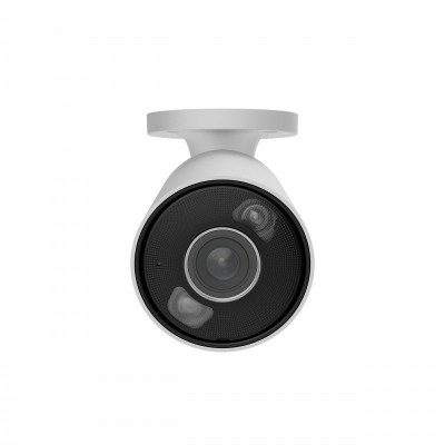 IP-Камера дротова Ajax BulletCam HL white, 8мп, 2.8мм, гібридне підсвічування IR 35м, білий Led 50м, Poe, True WDR, IP 65,  аудіо, кут огляду 100° до 110°, вулична, біла