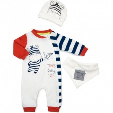 Чоловічок Tongs з шапочкою і слюнявчиком (2141-68-cream) Чоловічок Tongs з шапочкою і слюнявчиком (2141-68-cream)