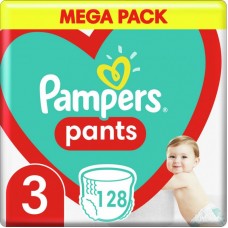 Підгузок Pampers Pants Midi Розмір 3 (6-11 кг) 128 шт. (8006540069417) Підгузок Pampers Pants Midi Розмір 3 (6-11 кг) 128 шт. (8006540069417)