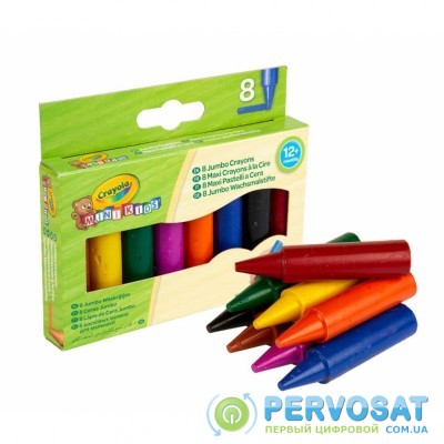 Набор для творчества Crayola Mini Kids больших восковых мелков 8 шт. (256241.148)