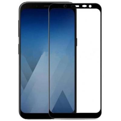 Скло захисне Drobak для Samsung Galaxy J4 2018 Black 2.5D Full Cover (501607)