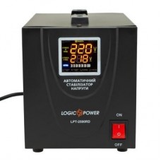 Стабілізатор LogicPower LPT-2500RD Black (4438) Стабілізатор LogicPower LPT-2500RD Black (4438)