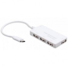 Концентратор Maxxter Type-C на 4 порта USB 2.0 (HC-204) Концентратор Maxxter Type-C на 4 порта USB 2.0 (HC-204)