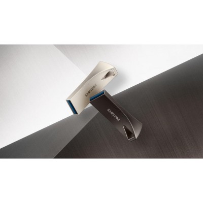 Накопичувач Samsung 512GB USB 3.1 Type-A Bar Plus Срібний