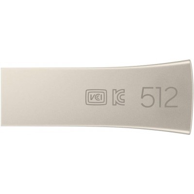 Накопичувач Samsung 512GB USB 3.1 Type-A Bar Plus Срібний