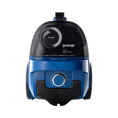 Пилосос Gorenje контейнерний, 800Вт, конт пил -2.2л, HEPA, телескоп трубка, синій