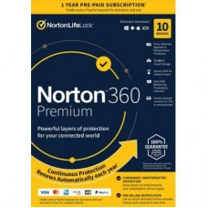 Антивірус Norton by Symantec NORTON 360 PREMIUM 75GB 1 USER 10 DEVICE 12M (21409567) Антивірус Norton by Symantec NORTON 360 PREMIUM 75GB 1 USER 10 DEVICE 12M (21409567)