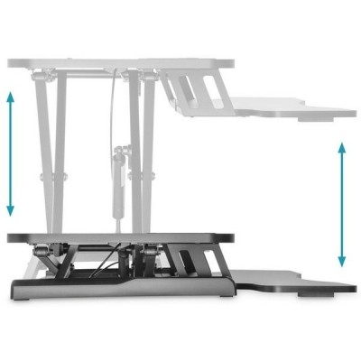 Підставка DIGITUS Ergonomic Workspace Riser, 11-46cm, black
