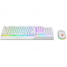 Комплект клавіатура та миша MSI Vigor GK30 COMBO WHITE UA USB, EN/UKR/RU, RGB, білий Комплект клавіатура та миша MSI Vigor GK30 COMBO WHITE UA USB, EN/UKR/RU, RGB, білий