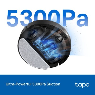 Робот-пилосмок TP-LINK TAPO RV 30 MAX LIDAR з підтримкою вологого прибирання