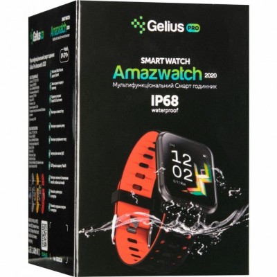 Смарт-часы Gelius Pro GP-CP11 Plus (AMAZWATCH 2020) (IP68) Black/Red (Pro GP-CP11 Plus Black/Red)