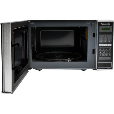 Мікрохвильова піч Panasonic, 20л, 800Вт, дисплей, відкр.кнопкою, нерж
