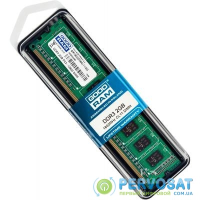 Модуль памяти для компьютера DDR3 2GB 1600 MHz GOODRAM (GR1600D364L11/2G)