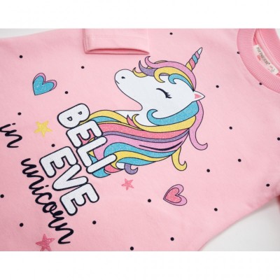 Плаття POP FASHION з єдинорогом (6688-110G-pink)