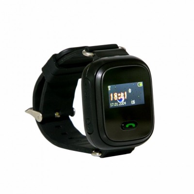 Дитячий GPS годинник-телефон GOGPS ME K11 Чорний