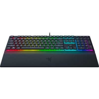 Клавіатура механічна Razer Ornata V3 TKL 84key, Mecha-Membrane Switch, USB-A, EN/UK, RGB, чорний