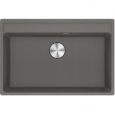 Мийка кухонна Franke Maris, фраграніт, прямокутник, без крила, 760х510х200мм, чаша - 1, врізна, MRG 610-72 TL, сірий камінь