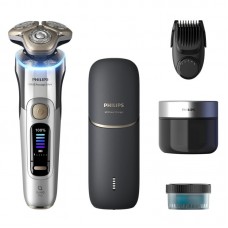 Бритва електр. Philips Series i9000 Prestige Ultra,  бритв.головок-3, Li-Ion, сух.+волог., індикатор заряду, твердий чохол, хром