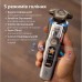 Бритва електр. Philips Series i9000 Prestige Ultra,  бритв.головок-3, Li-Ion, сух.+волог., індикатор заряду, твердий чохол, хром