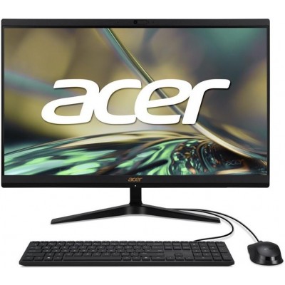 Комп'ютер персональний моноблок Acer Aspire C24-1750 23.8&quot; FHD, Intel i5-1240P, 16GB, F512GB, UMA, WiFi, кл+м, Lin, чорний