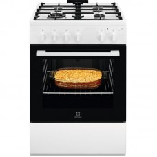 Плита Electrolux газова, 59л, 60x60см, чавун, білий Плита Electrolux газова, 59л, 60x60см, чавун, білий