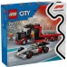 Конструктор LEGO City Вантажівка для демонстрації F1 із перегоновим автомобілем Audi F1
