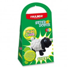 Маса для ліплення Paulinda Super Dough Fun4one Овечка рухливі очі Маса для ліплення Paulinda Super Dough Fun4one Овечка рухливі очі