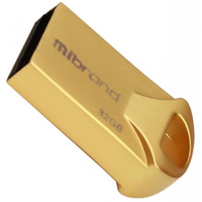 USB флеш накопитель Mibrand 32GB Hawk Gold USB 2.0 (MI2.0/HA32M1G)