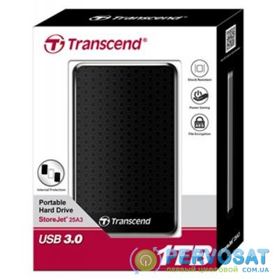 Внешний жесткий диск 2.5" 2TB Transcend (TS2TSJ25A3K)