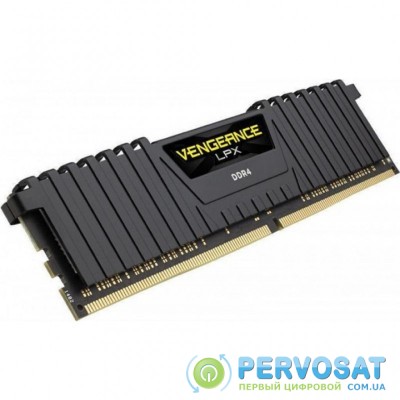 Модуль памяти для компьютера DDR4 32GB (4x8GB) 3600 MHz Vengeance LPX Black CORSAIR (CMK32GX4M4D3600C16)