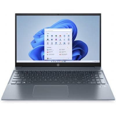 Ноутбук HP Pavilion 15-eg2023ua 15.6" FHD IPS AG, Intel i5-1235U, 16GB, F512GB, UMA, W11, блакитний