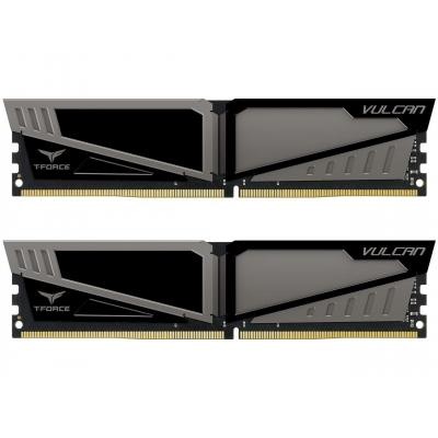 Модуль памяти для компьютера DDR4 32GB (2x16GB) 2400 MHz T-Force Vulcan Gray Team (TLGD432G2400HC15BDC01)