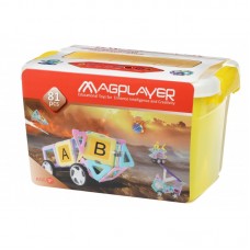 Конструктор Magplayer магнітний набір, бокс, 81ел Конструктор Magplayer магнітний набір, бокс, 81ел