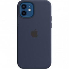 Чохол до моб. телефона Apple iPhone 12 | 12 Pro Silicone Case with MagSafe - Deep Navy (MHL43ZE/A)