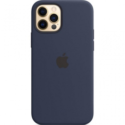 Чехол для моб. телефона Apple iPhone 12 | 12 Pro Silicone Case with MagSafe - Deep Navy (MHL43ZE/A)