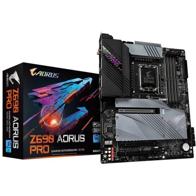 Материнська плата Gigabyte Z690 AORUS PRO s1700 Z690 4xDDR4 M.2 DP Wi-Fi!!!BT Type-C 2.5GbE LAN SPDIF ATX