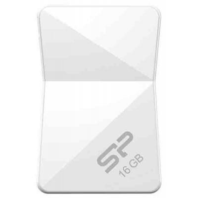 USB флеш накопитель Silicon Power 16Gb Touch T08 White USB 2.0 (SP016GBUF2T08V1W)