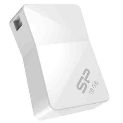 USB флеш накопитель Silicon Power 16Gb Touch T08 White USB 2.0 (SP016GBUF2T08V1W)