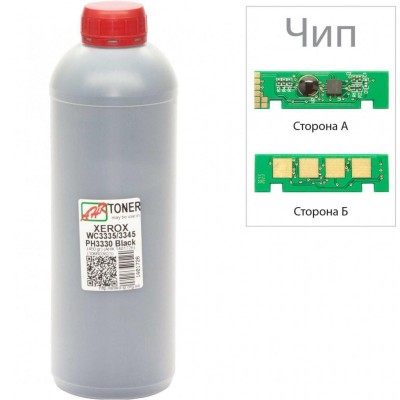 Тонер Xerox Phaser 3330/WC 3335, 450г Black +chip AHK (1401729)