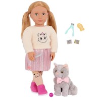 Лялька Our Generation Шила з кошеням Семмі та аксесуарами 46см
