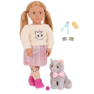 Лялька Our Generation Шила з кошеням Семмі та аксесуарами 46см