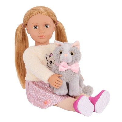 Лялька Our Generation Шила з кошеням Семмі та аксесуарами 46см Лялька Our Generation Шила з кошеням Семмі та аксесуарами 46см