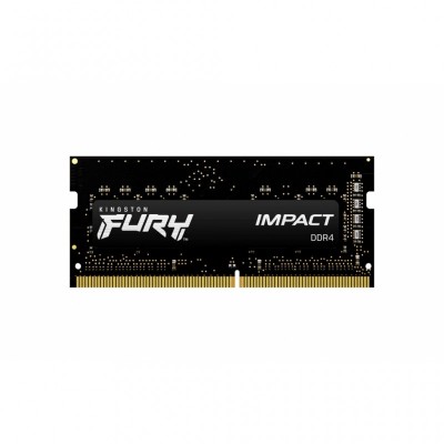 Модуль памяти для ноутбука SoDIMM DDR4 16GB (2x8GB) 3200 MHz Fury Impact Kingston Fury (ex.HyperX) (KF432S20IBK2/16)