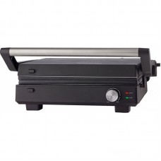 Гриль Gorenje прижимний 2000Вт, темп. режимів-7, з`ємні пластини, розкриття на 180°, метал, чорний