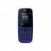 Мобильный телефон Nokia 105 SS 2019 Blue (16KIGL01A13)